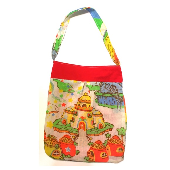 Other - Custom order Vintage Rainbow Brite Fabric Girl Purse